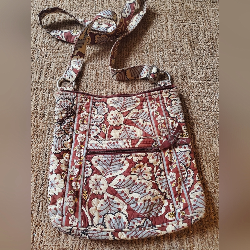 Vera Bradley Slate Blooms Crossbody Bag